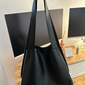 Minor History Leather Tote Bag